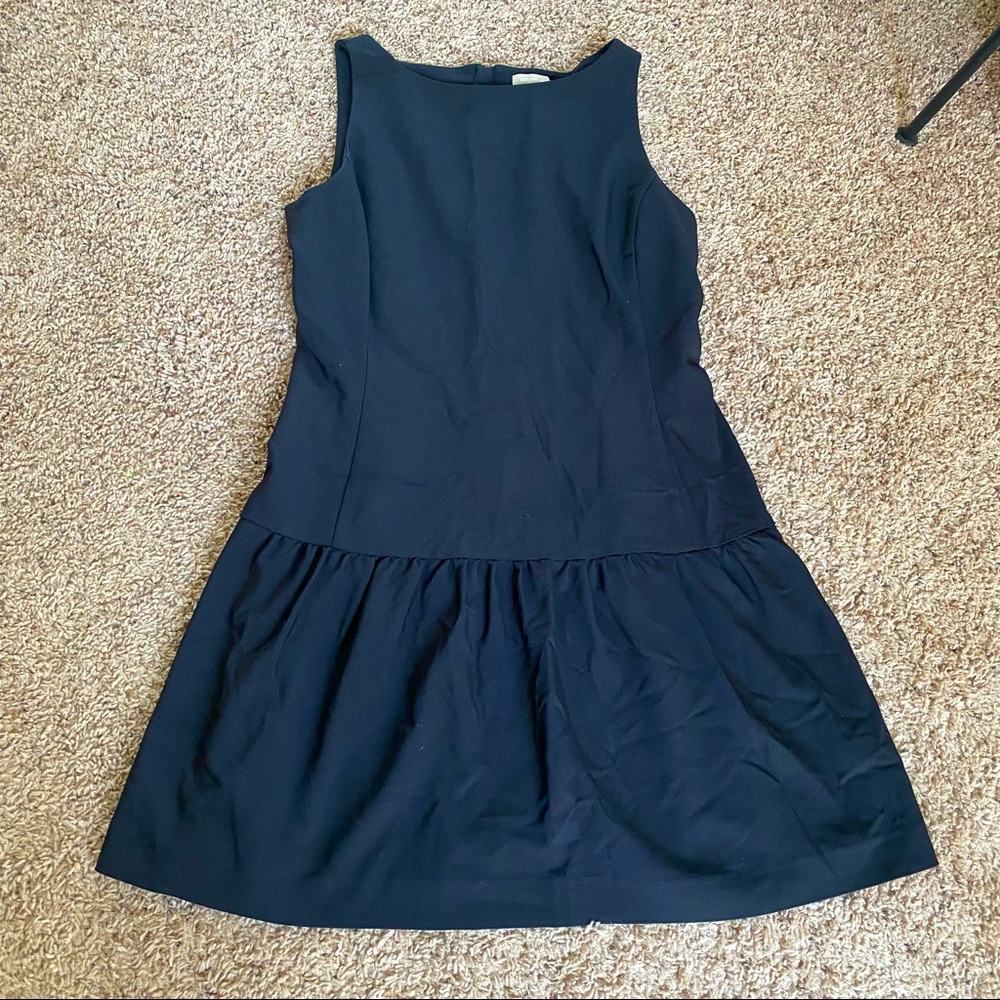 Banana Republic drop waist little black dress
